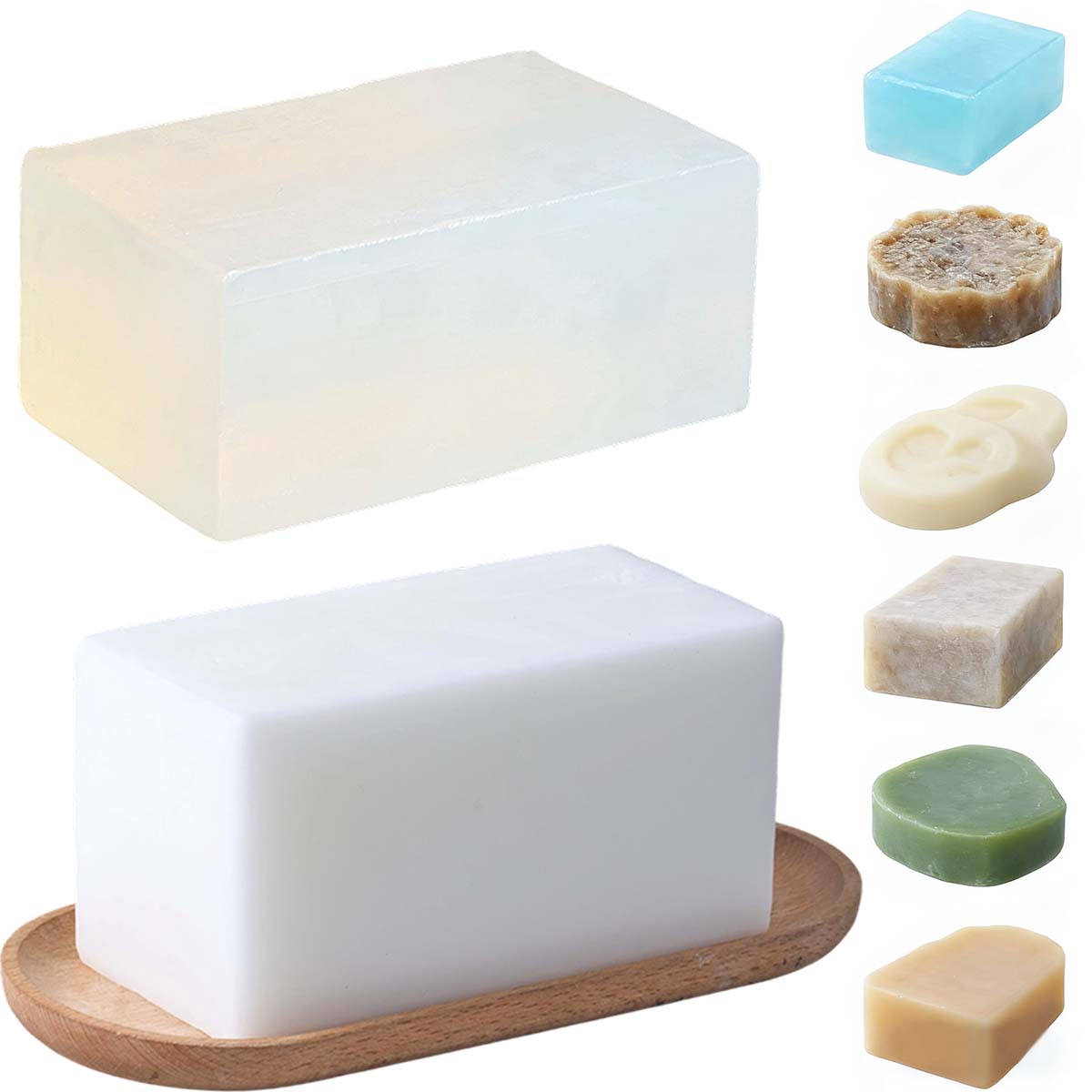 Soap Making Foam - 1000g Helder Witte Zeep Basis DIY