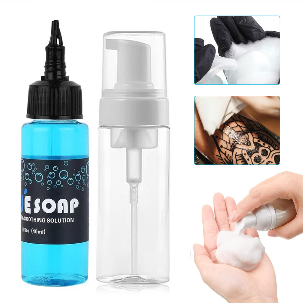 Soap Making Foam - Tattoo Blue Soap Hooggeconcentreerde tattoo-reiniging Kalmerende