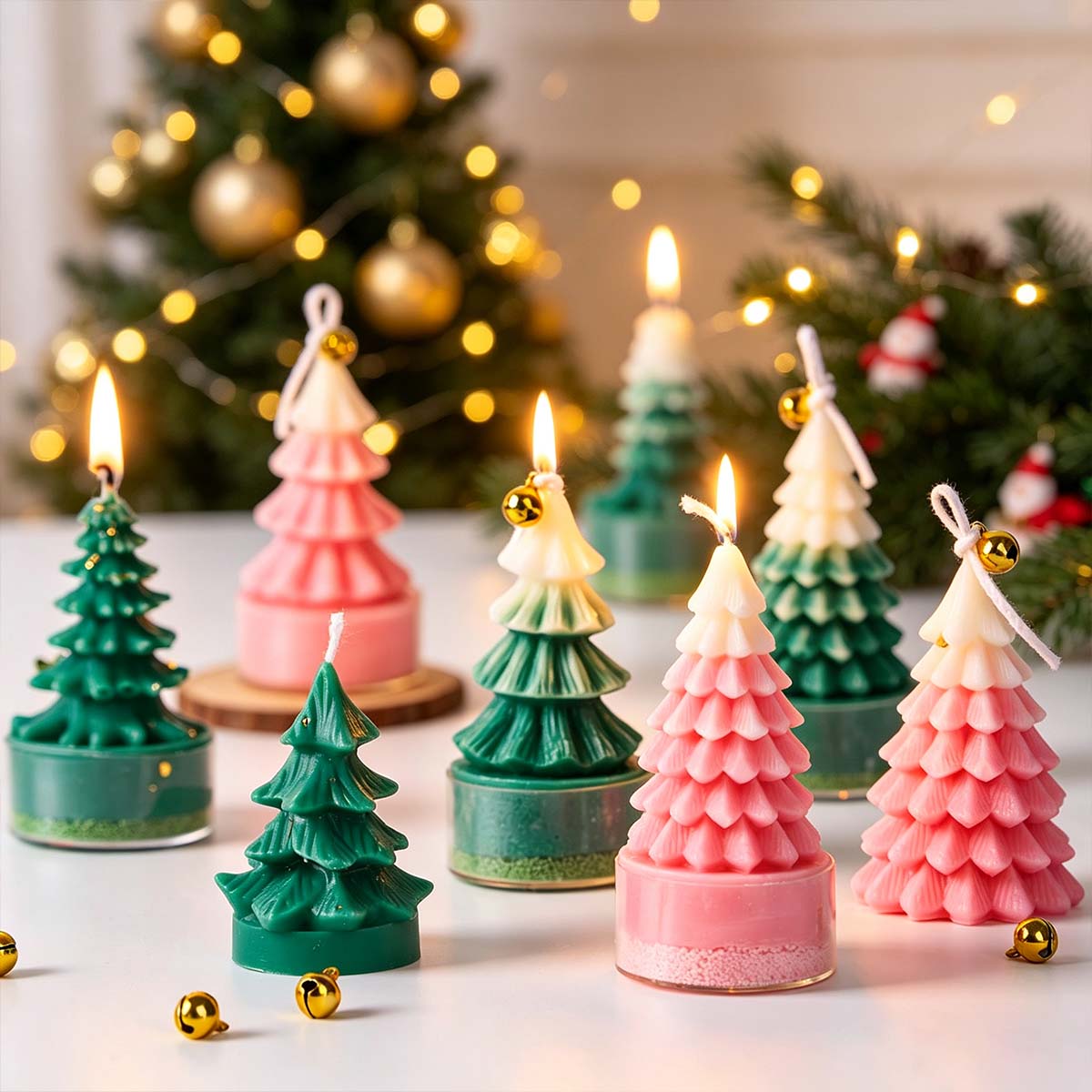 Soap Making Gifts - 3D Kerstboom Siliconen Kaars Schimmel DIY