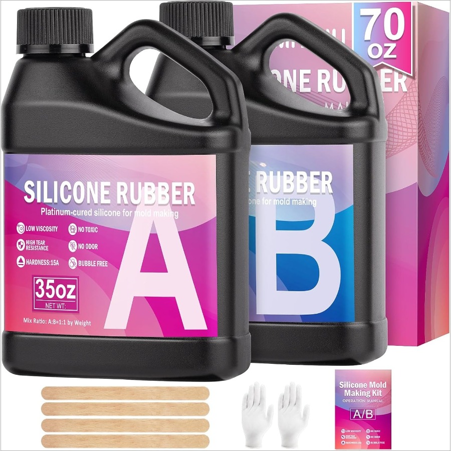 Soap Making Tutorial - Siliconen mal maken kit, 38.8oz 15A