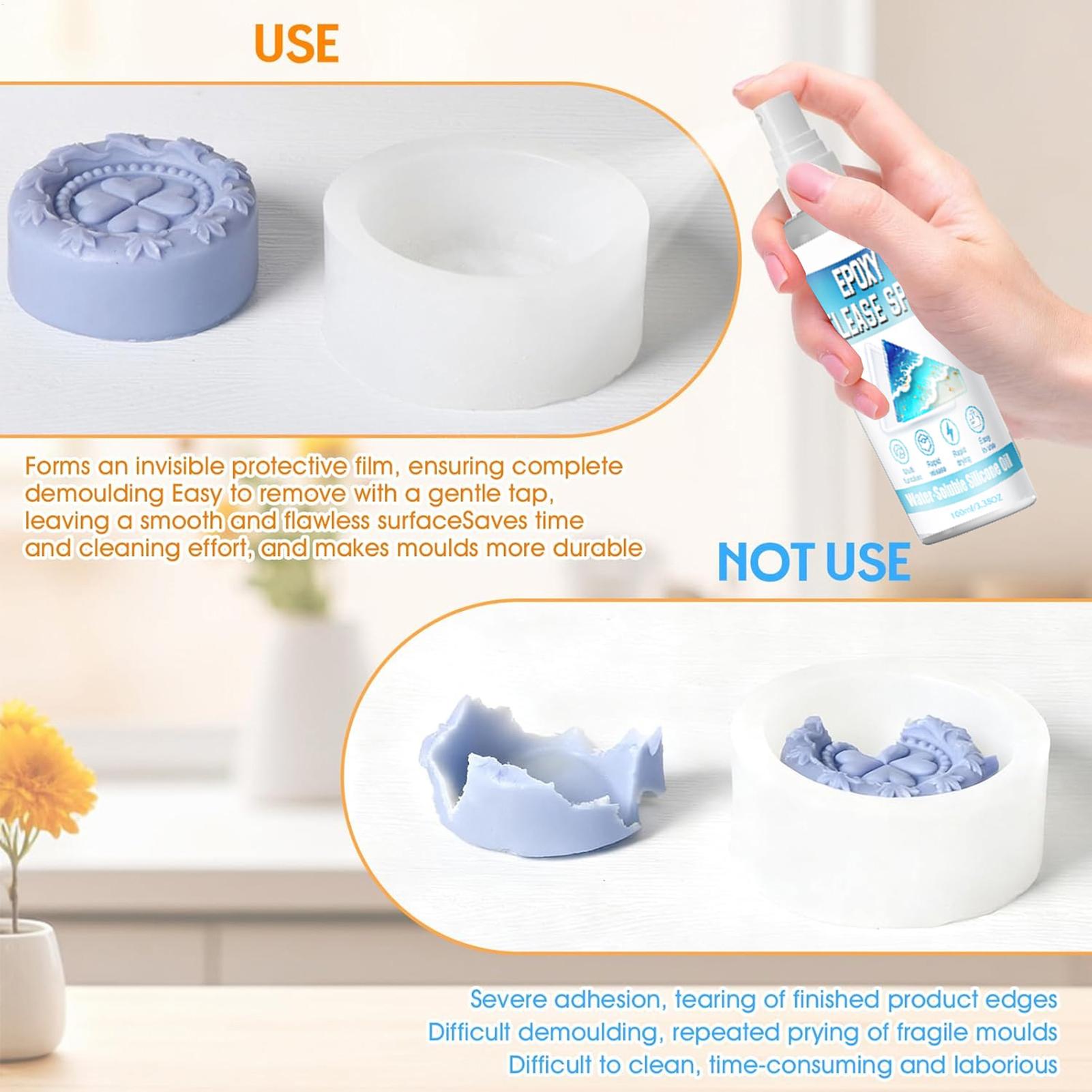 Siliconen ontvormspray Epoxy o - Soap Making Tutorial recensie en prijs