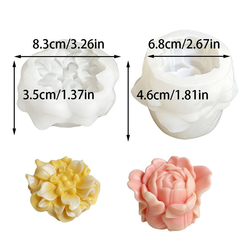 2Set3DTulip Siliconen Kaarsvor - Soap Making Gel recensie en prijs