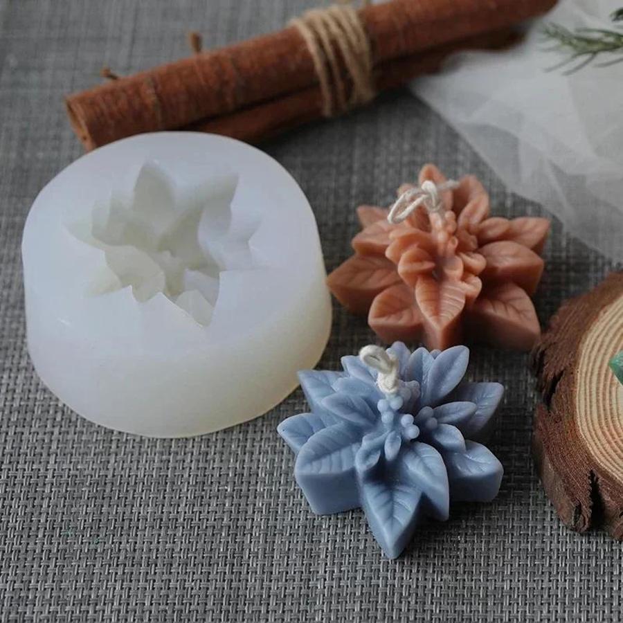 Kerstbloem siliconen mal DIY a - Soap Making Gel recensie en prijs