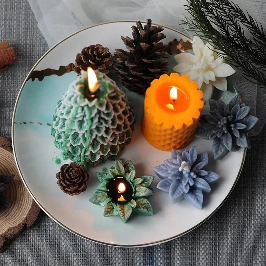 Kerstbloem siliconen mal DIY a - Soap Making Gel recensie en prijs