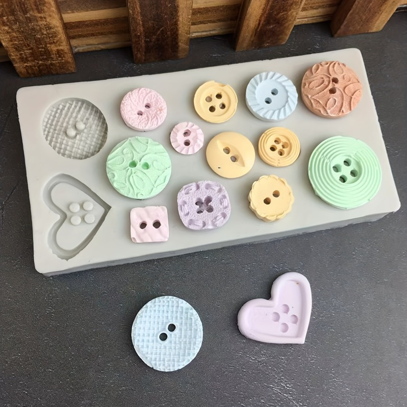 Knopvormige siliconen mal voor - Soap Making Tutorial recensie en prijs