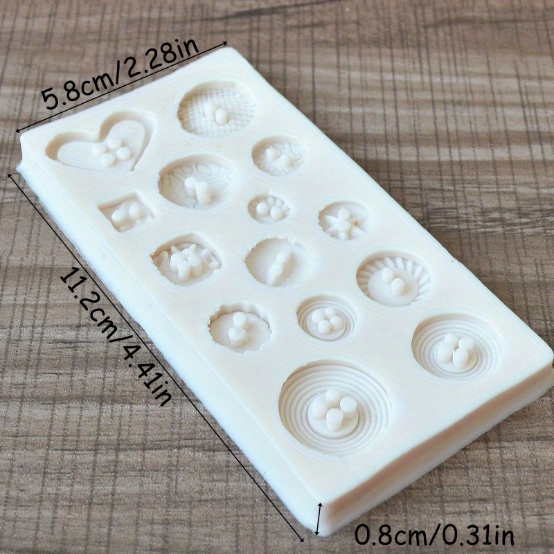 Knopvormige siliconen mal voor - Soap Making Tutorial recensie en prijs