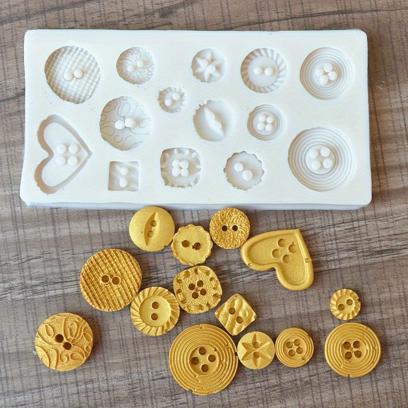 Knopvormige siliconen mal voor - Soap Making Tutorial recensie en prijs
