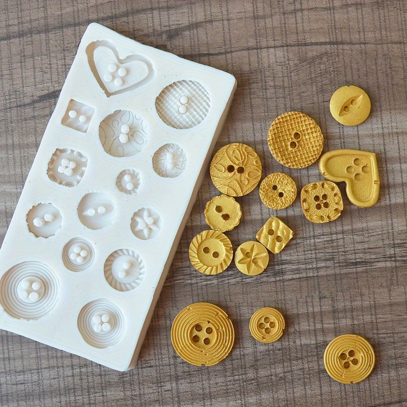 Knopvormige siliconen mal voor - Soap Making Tutorial recensie en prijs
