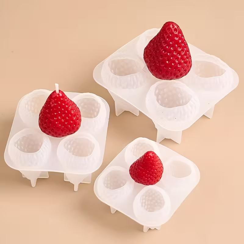 Aardbei siliconen kaarsvorm vo - Soap Making Gifts recensie en prijs