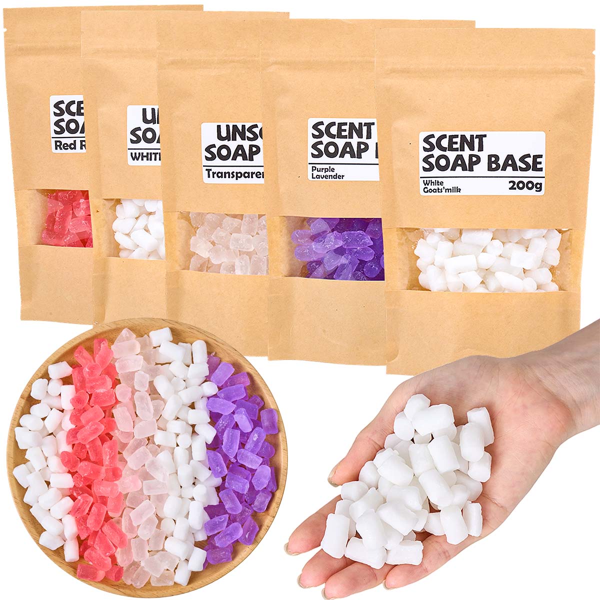 200g Kleur Glycerine Zeep Basi - Soap Making Goats Milk recensie en prijs