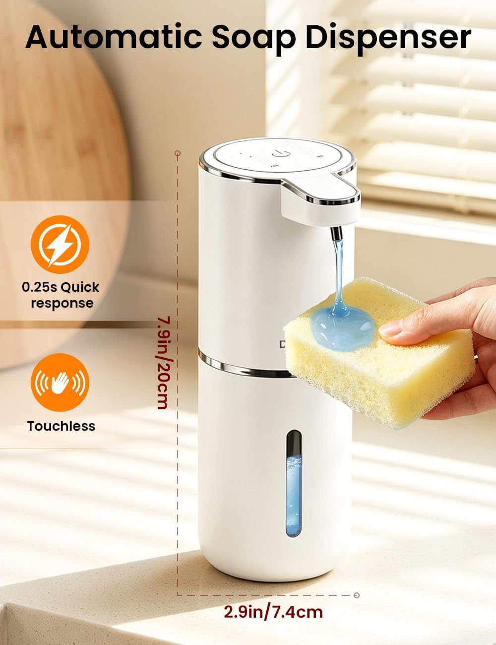 380ML capaciteit, lichtdisplay - Soap Making Foam recensie en prijs