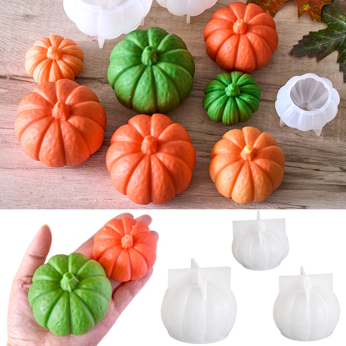 Halloween Pompoen Kaars Silico - Soap Making Gifts recensie en prijs