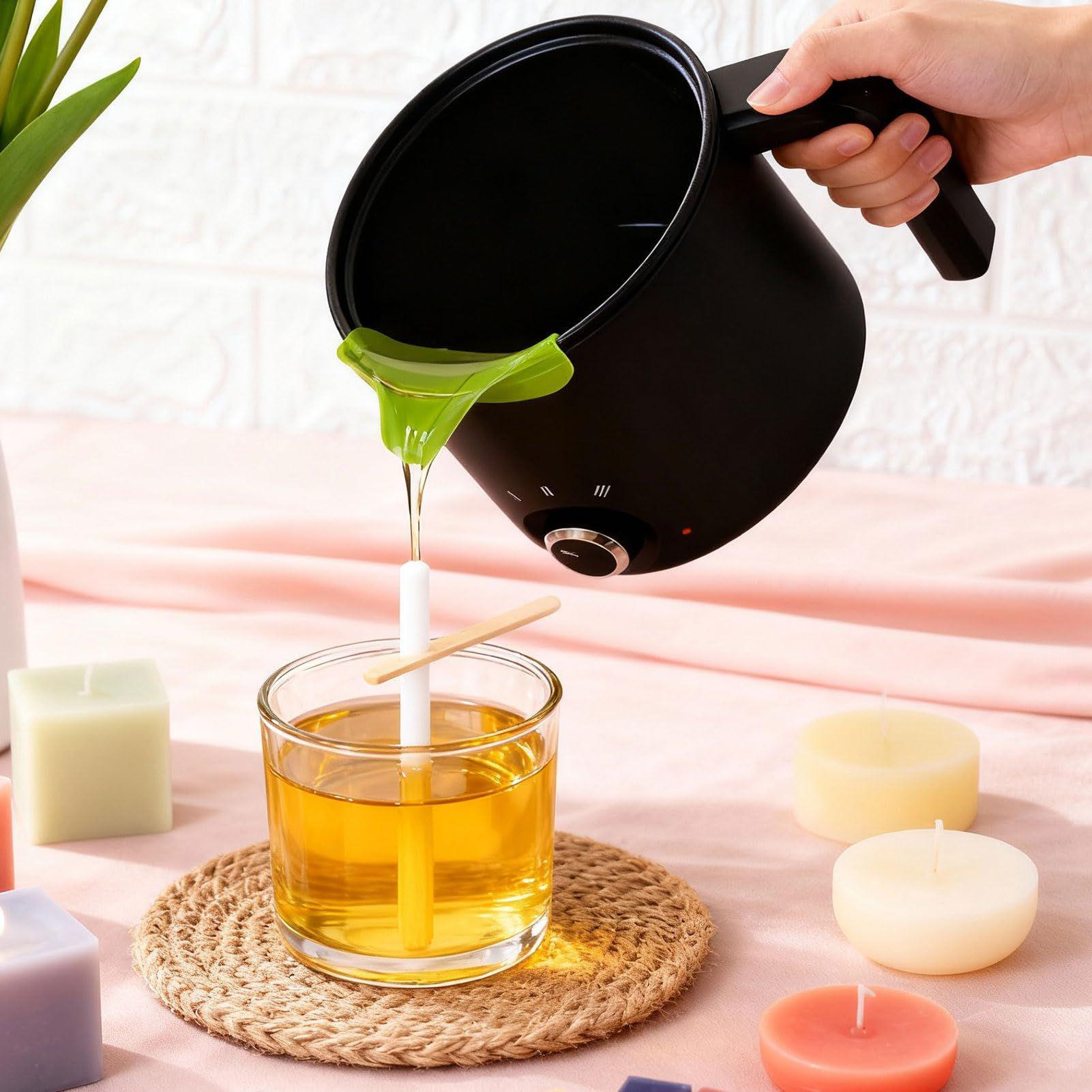 Kaarswas smeltpot 1,5L grote r - Soap Making Tutorial recensie en prijs